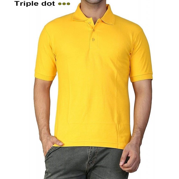 Triple dot Polo Yellow PC T Shirt